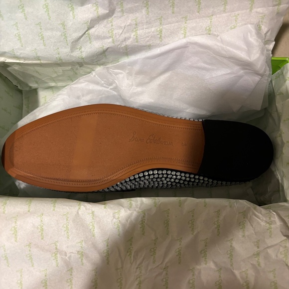 Sam Edelman Loraine Glitz Black Loafer - Picture 13 of 13